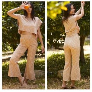 Free People Fab Flare Set in Sunset Combo